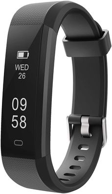 Denver Fitnesstracker Fitnessband mit Bluetooth 4.0 schwarz