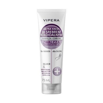 Vipera Ultra Feuchtigkeitscreme mit kolloidalem Silber, 75ml