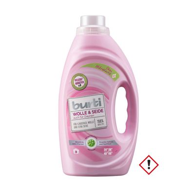 burti WOLLE & SEIDE flüssiges Waschmittel 26 Waschladungen 1450ml