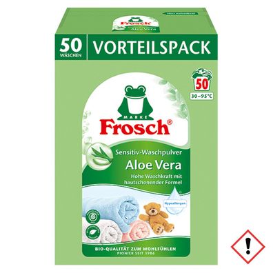 Frosch Aloe Vera Sensitiv Waschpulver 3300g