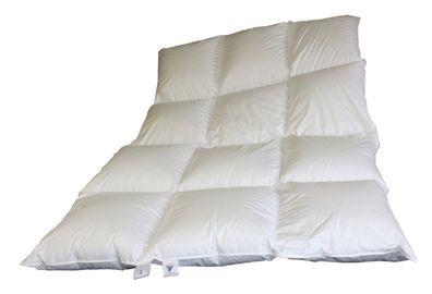 White Sibiria Winterdecke Winterbett Daunendecke Daunenbett 3x4 155x200 cm warm