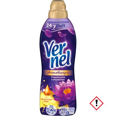 Vernel Aromatherapie Traumhafte Lotusblüte Weischspüler 37 WL 814ml