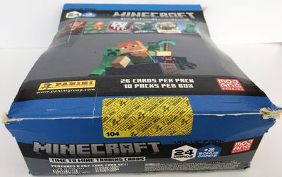 Panini Minecraft Serie 2 Display 10 Booster = 260 Sammelkarten TCG