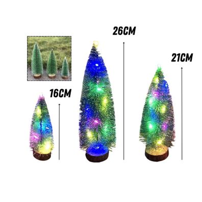 Künstlicher süßer Weihnachtsbaum mit bunten RGB LED verschieden Leuchtfunktionen