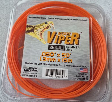 Nylon-Rundfaden 1,3mm x 15m orange