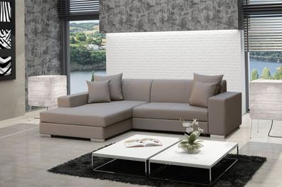 Sofa Schlafsofa Designer Sofa mit Bettfunktion + Bettkasten Ecksofa Couch NEU