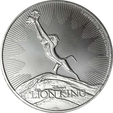 Niue 2020 - König der Löwen - 1 Oz Silber*