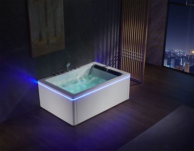 Whirlpool Eckbadewanne Badewanne Wanne Spa Home 2 Personen Whirlwanne Whirlwanne