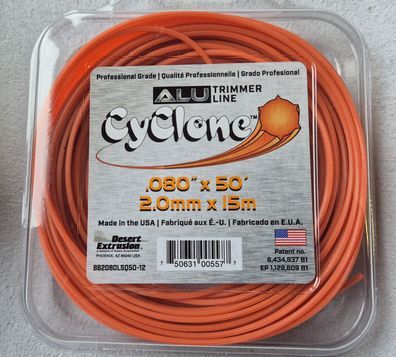 Nylon Sternfaden 2,0mm x 15m orange