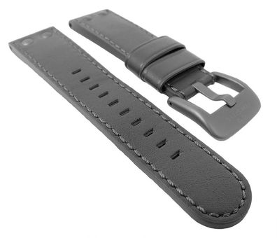 TW STEEL Uhrenarmband 22mm | Pilot Ø 45mm Leder Titanschließe TW420