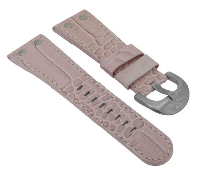 TW STEEL Goliath Damen | Uhrenarmband Leder 26mm rosa TWB79