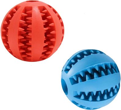 Hundespielzeugball, 2 ungiftige Gummibonbonbälle, Hundeball fér