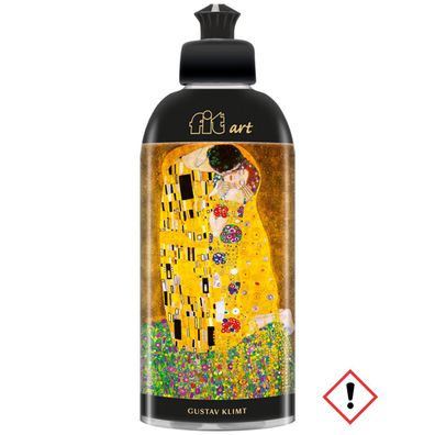 Fit Art Spülmittel Edition von Gustav Klimt Motiv Der Kuss 500ml