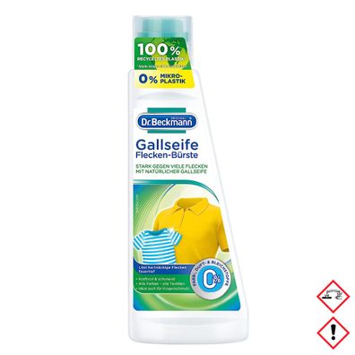 Dr. Beckmann Gallseife Flecken-Bürste 250ml