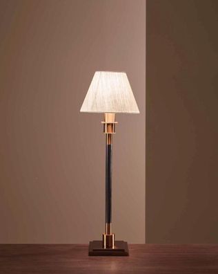 Tischleuchte Wohnzimmer Tischlampe Schlafzimmer Nachttisch Lampe Metall neu