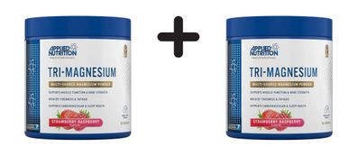 2 x Applied Nutrition Tri-Magnesium (200g) Strawberry Raspberry