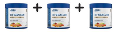 3 x Applied Nutrition Tri-Magnesium (200g) Tropical Vibes