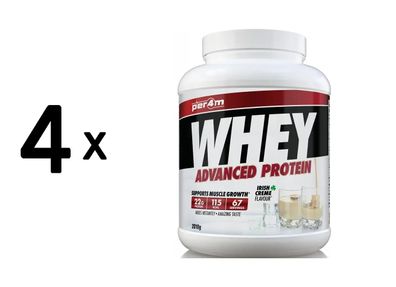 4 x Per4m Whey Advanced Protein (2010g) Irish Cream