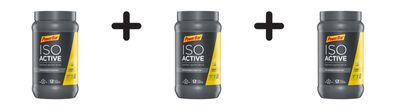 3 x Powerbar Isoactive (600g) Lemon