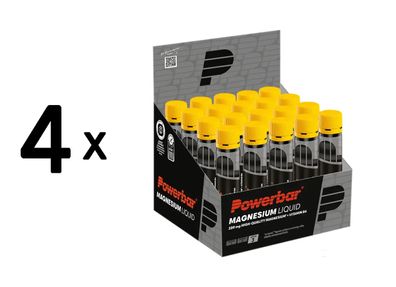 4 x Powerbar Magnesium Liquid Ampoules (20x25ml) Unflavoured