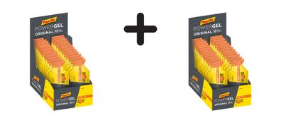 2 x Powerbar PowerGel (24x41g) Tropical Fruit