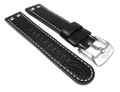 Uhrenarmband Leder schwarz für TW STEEL TW22 26160