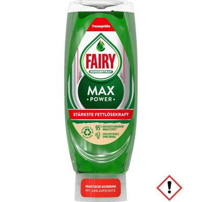 Fairy Handspülmittel Max Power Original mit starker Fettlösung 545ml