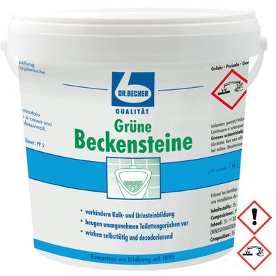 Dr. Becher Grüne Beckensteine (o. PDCB) 35 Stück