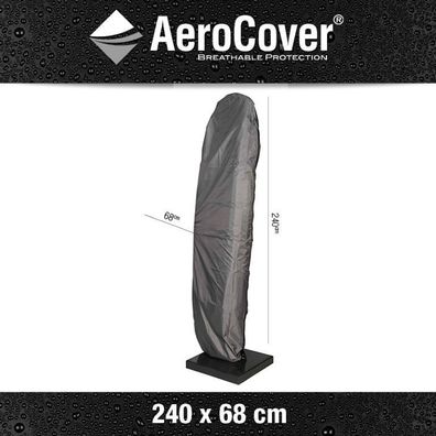 Schwimmende Sonnenschirmabdeckung 240 x 68 cm AeroCover