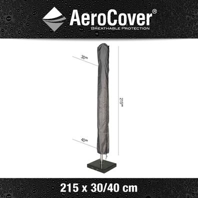 Mast Sonnenschirm Abdeckung H215x30/40 AeroCover