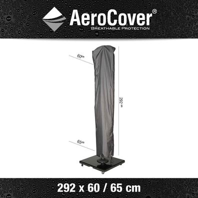 Schwimmende Sonnenschirmabdeckung H292x60/65 cm AeroCover