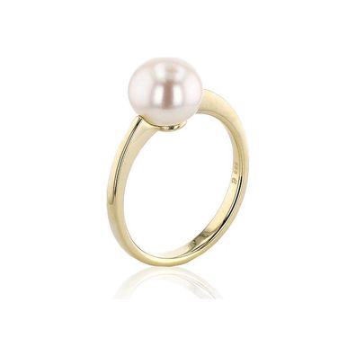 Luna-Pearls - 008.0541 - Ring - 585 Gelbgold - Süßwasser-Zuchtperle 8.5-9mm