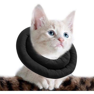 Verstellbares Katzenkegelhalsband, weiches, séßes Katzenhalsband,