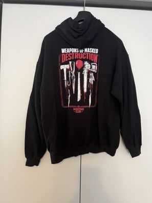 EMP Backstage Club Damen Hoodie Pullover Kapuze Schwarz Größe XXL 2XL Weapons