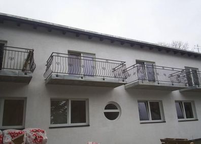 Schmiedeeisen Zaun Geländer Balkon Fall Schutz Treppen Balkone Handarbeit M151