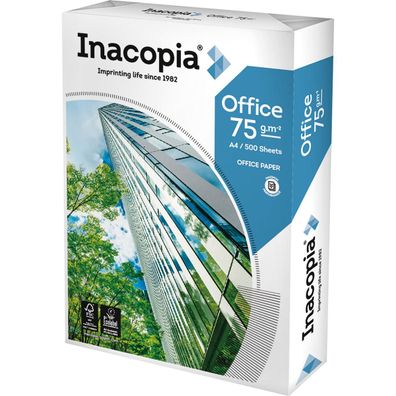 Inacopia 020807510001 Inacopia Office Papier A4, 75g