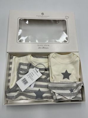 Bellybutton Baby Geschenkset Unisex Grau Größe 62 / 2-6 Monate NEU&OVP 4-teilig