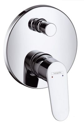 Hansgrohe FOCUS Fertigmontageset Wanne mit integrierter Sicherungskombination