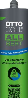 Ottocoll® Allbert Kleber Montagekleber Universalkleber weiß C01 290 ml