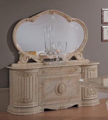 Kommoden Sideboards Wohnzimmer Anrichte Spiegel Italienische Möbel 2tlg. Set Neu