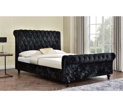 Wandpaneel Bett Paneel Chesterfield Polster Betten Schlafzimmer XXL Big 140x200