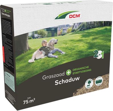 Grassamen 2 in 1 Schatten 75 M2 (1,5 kg) Dcm