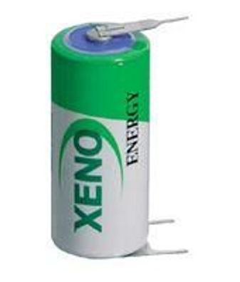 Xeno XL-055 T3 - 2/3AA 1650mA Lithium-Thionylchlorid-Batterie - mit Printlötfahnen