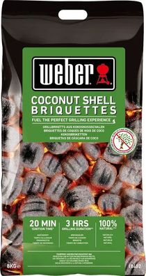 Weber Kokosnuss Briketts 8 kg Weber