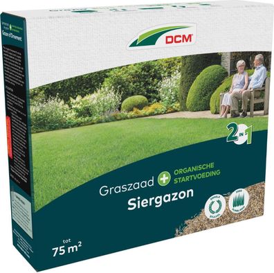 Grassamen 2 in 1 Kleiner Rasen 75 M2 (1,5 kg) Dcm