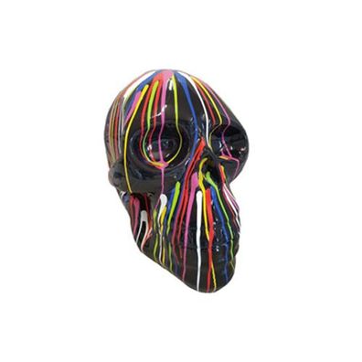 Abstrakter Schädel Scull Totenkopf Figur 66cm XXL Figuren Skulptur Rübe Statue
