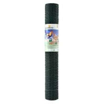 Sechseck verzinkt 13x1,0mm x 50cm x 2,5m ral 6005 grün Giardino