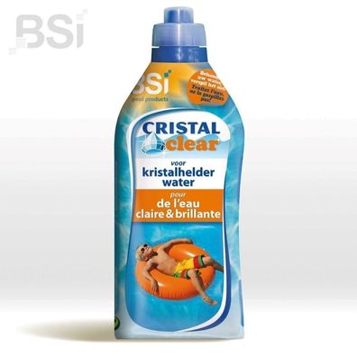 Cristal clear 1 Liter Poolreiniger Bsi