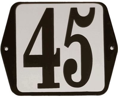 Hausnummernschild Standard 45 Warentuin mix