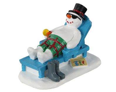 Relaxing snowman Weihnachtsfigur Lemax